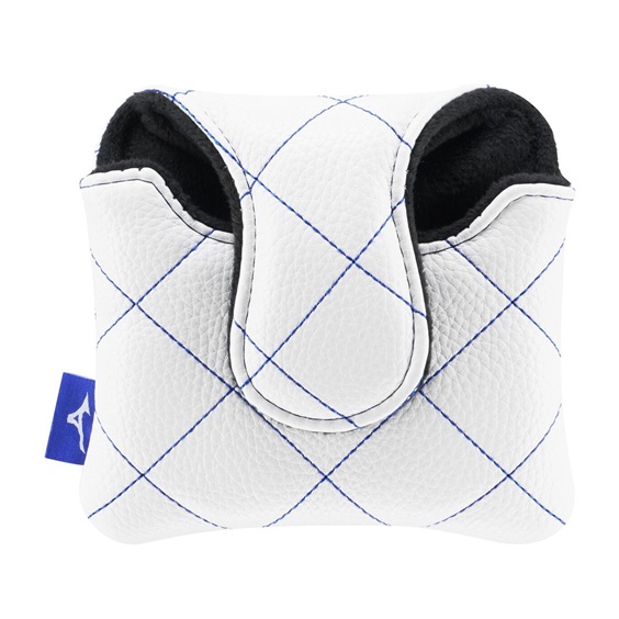 Mizuno Quilted Putter Mallet Headcover, weiss