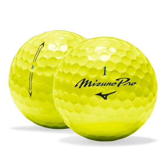 Mizuno Pro X Golfbälle, gelb