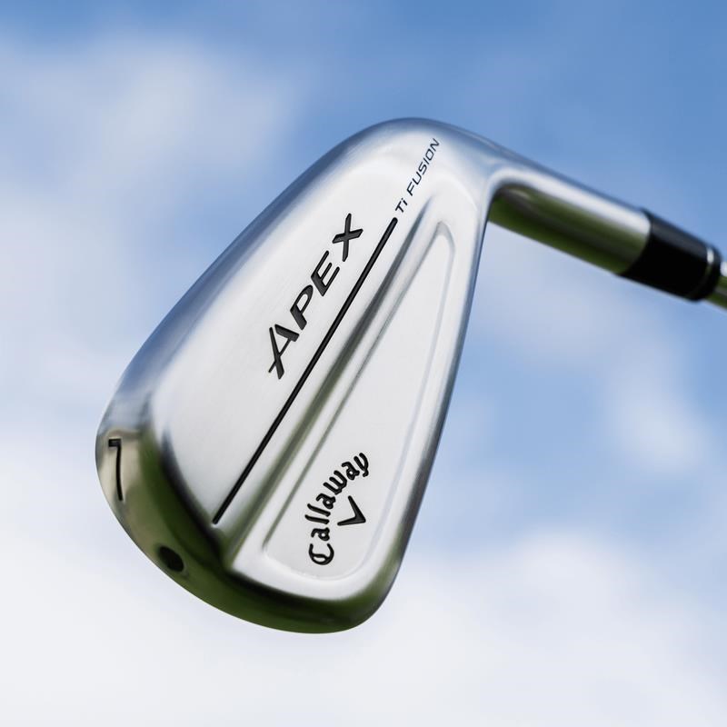 Callaway Apex Ti Fusion 250 Plated Herren Eisen, Graphit