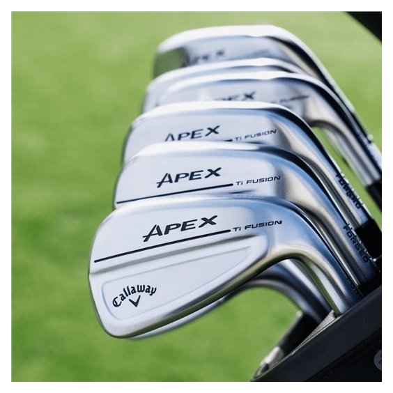 Callaway Apex Ti Fusion 250 Plated Herren Eisen, Graphit