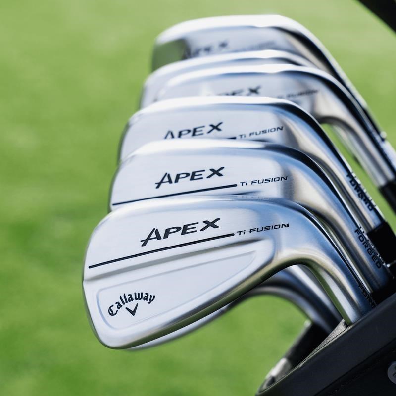 Callaway Apex Ti Fusion 250 Plated Herren Eisen, Stahl