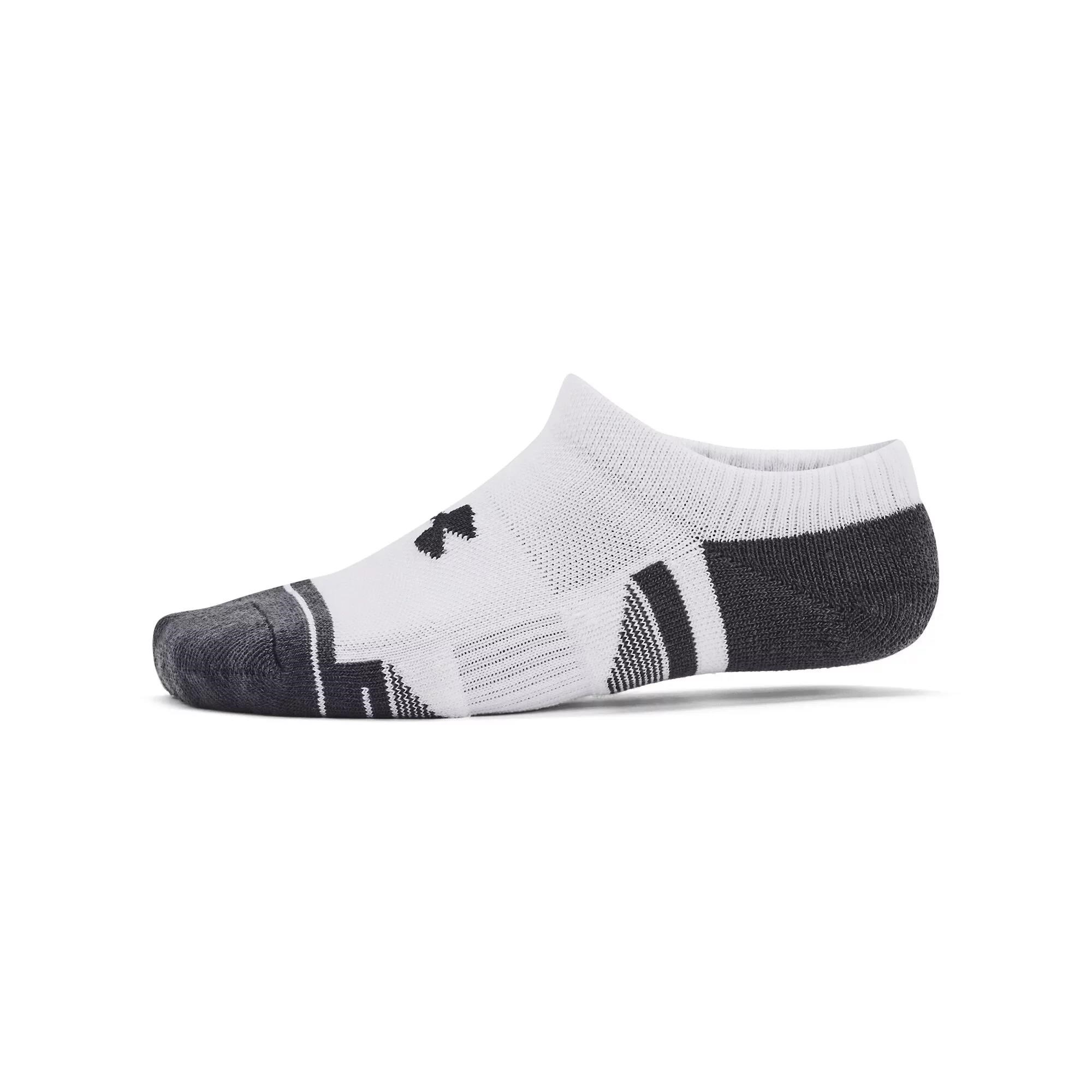 Under Armour Y Performance Tech Kindersocken, 3Paar, weiss