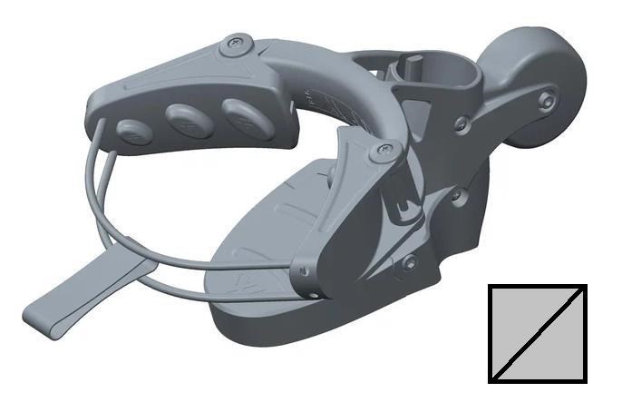 Big Max SPARE PART - Big Max IQ+ Lower Bag Holder Trolley-Zubehör, grau