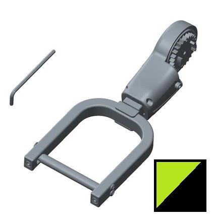 Big Max SPARE PART - Big Max IQ+ Front Fork, schwarz-limette