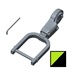 Big Max SPARE PART - Big Max IQ+ Front Fork, schwarz-limette