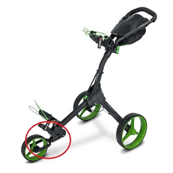Big Max SPARE PART - Big Max IQ+ Front Fork, schwarz-limette
