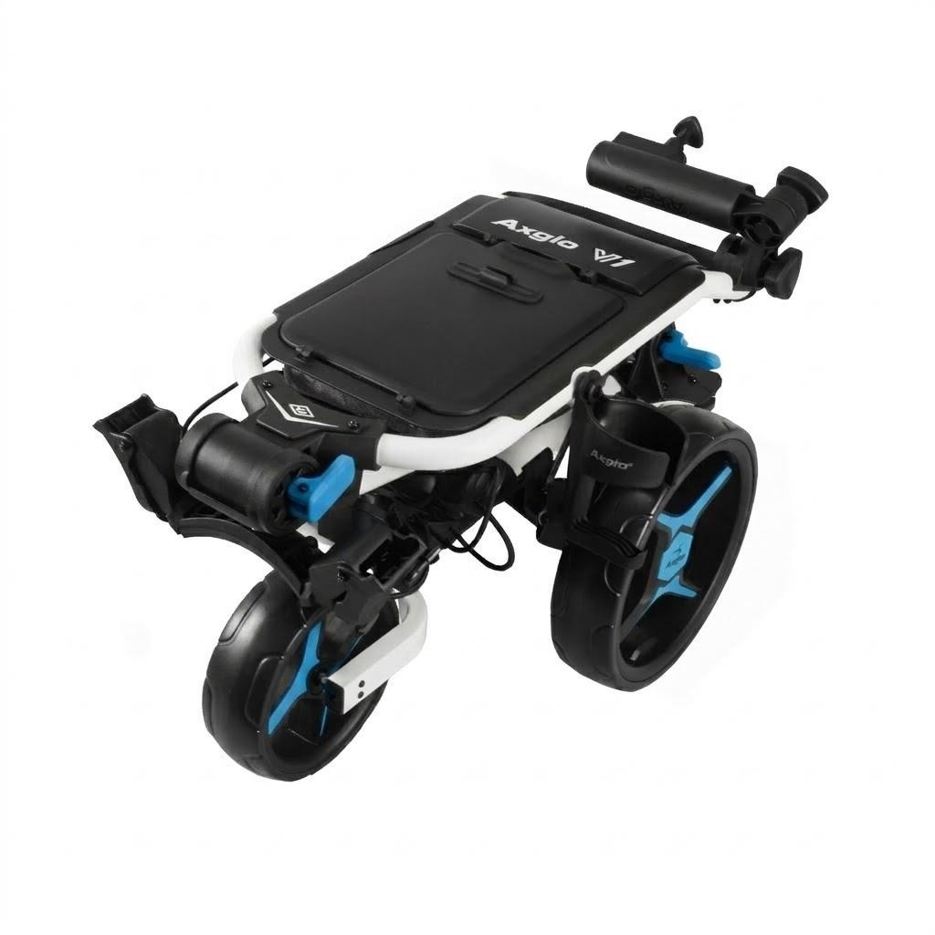 Axglo V1 Manuell Golftrolley, weiss/blau