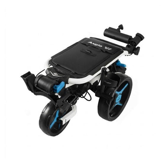 Axglo V1 Manuell Golftrolley, weiss/blau
