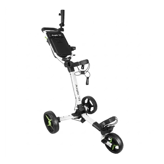 Axglo V1 Manuell Golftrolley, weiss/grün