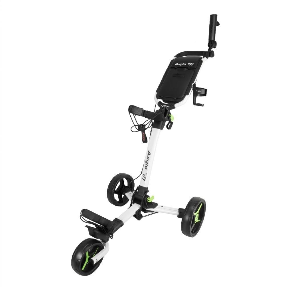 Axglo V1 Manuell Golftrolley, weiss/grün