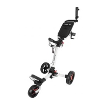 Axglo V1 Manuell Golftrolley, weiss/rot