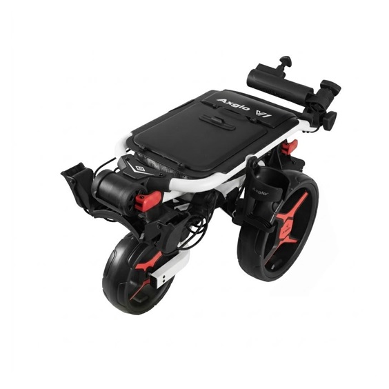 Axglo V1 Manuell Golftrolley, weiss/rot