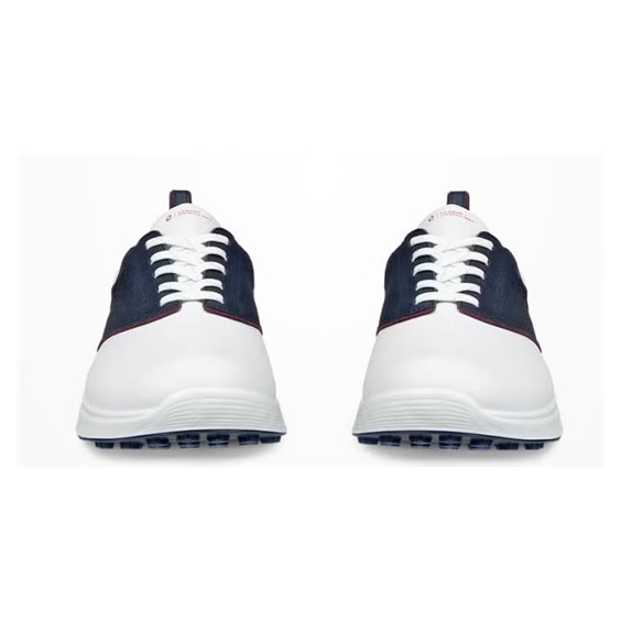 Ecco S-Casual Herren Golfschuhe, weiss/dunkelblau