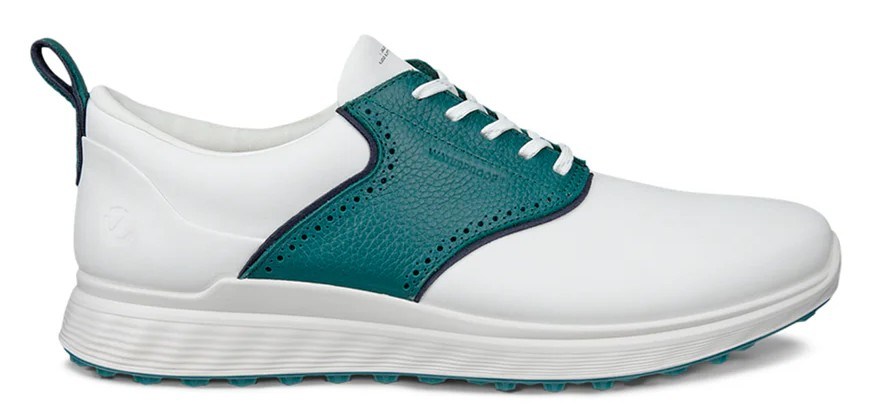 Ecco S-Casual Herren Golfschuhe, white/baygreen