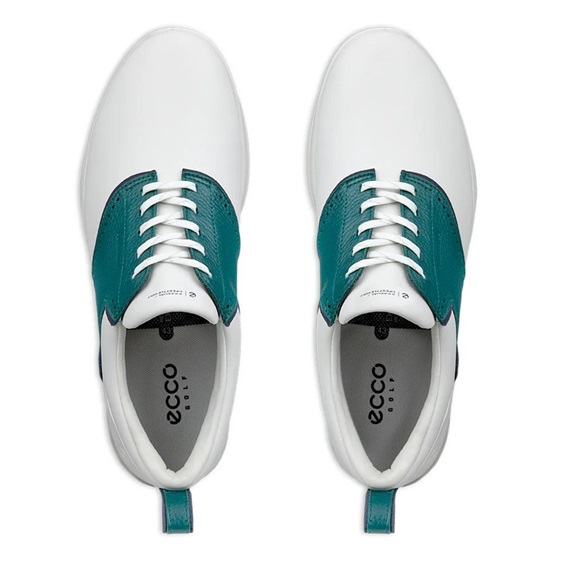 Ecco S-Casual Herren Golfschuhe, white/baygreen