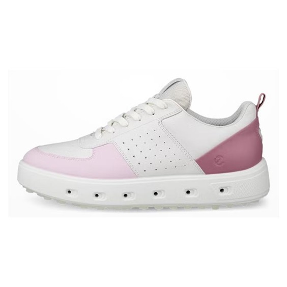 Ecco Golf Street 720 Damen Golfschuhe, white/blush/blossom rose
