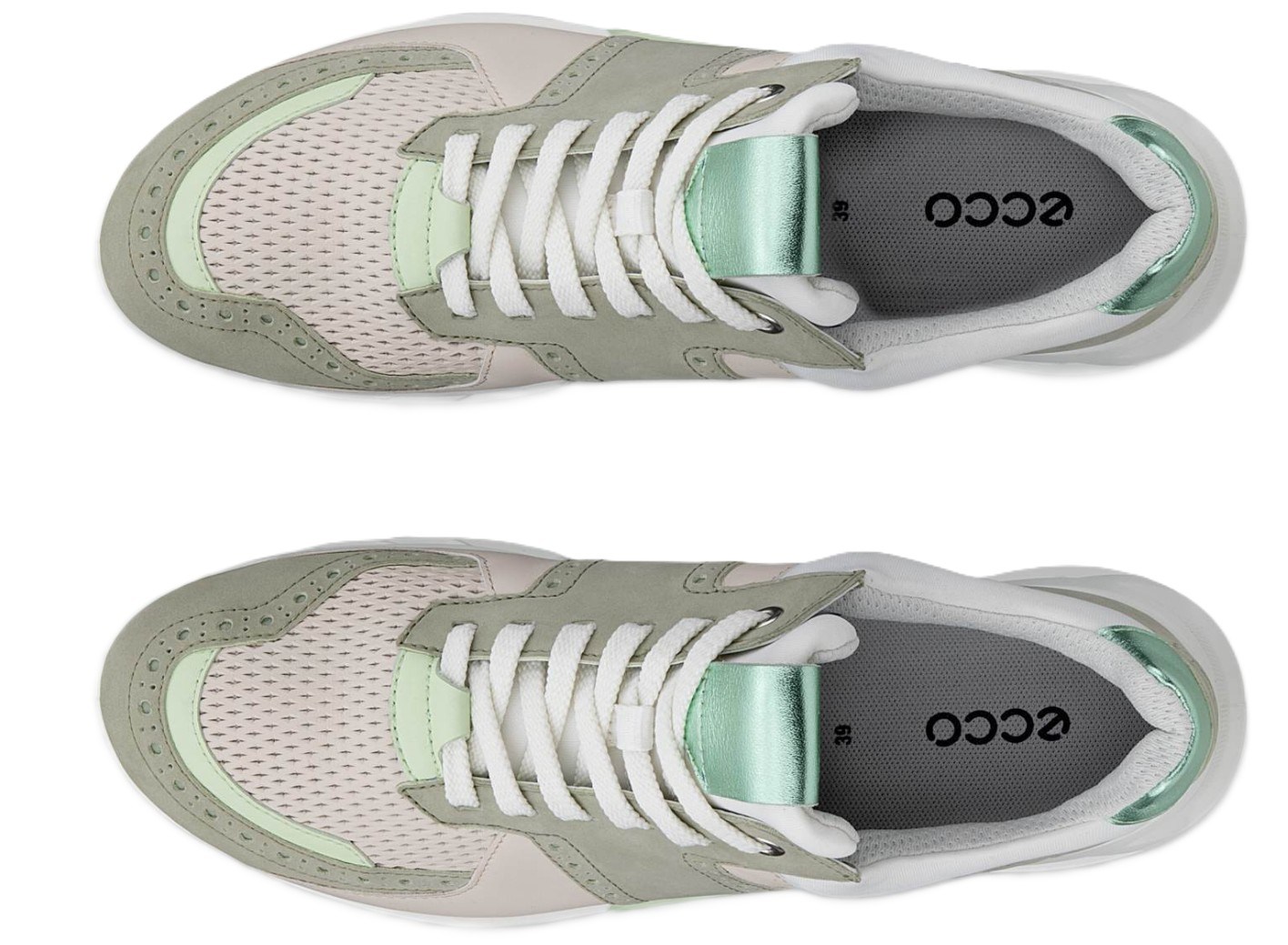 Ecco Biom C4 Damen Golfschuhe, tea/limestone/matcha metallic