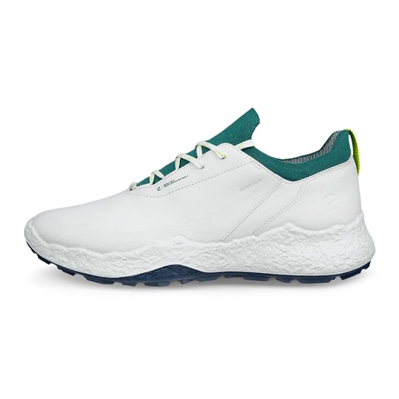 Ecco Biom H5 Herren Golfschuhe, white/baygreen