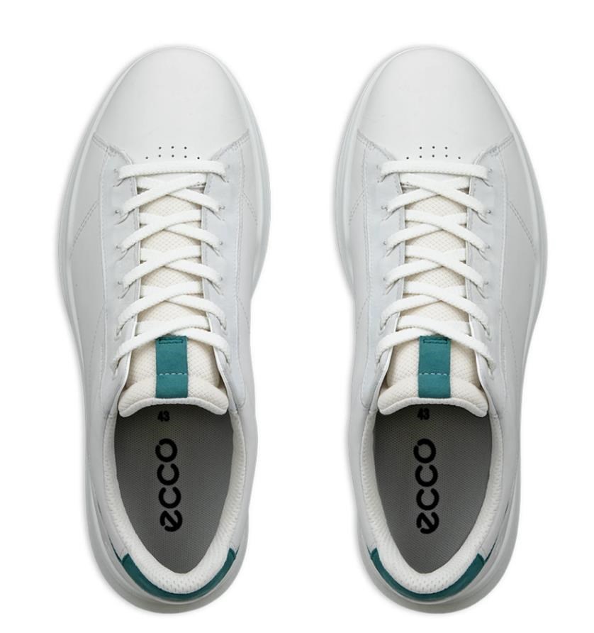 Ecco Street Vibe Herren Golfschuhe, weiss/grün