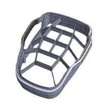 Ping Pioneer 244 Cartbag, blau/schwarz