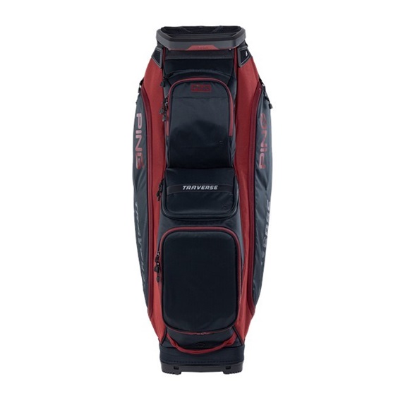 Ping Traverse 244 Cartbag, schwarz/rot