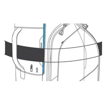 Ping Hoofer 231 Standbag, navyblau / sandfarben