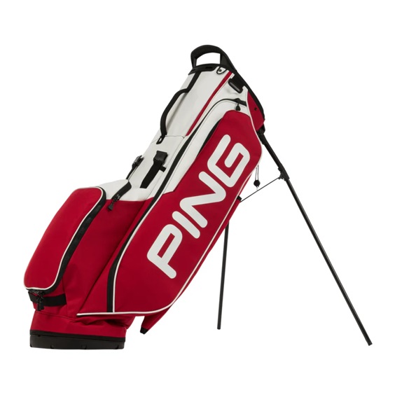 PING HOOFER LITE 231 Standbag, Club Together - Red/White