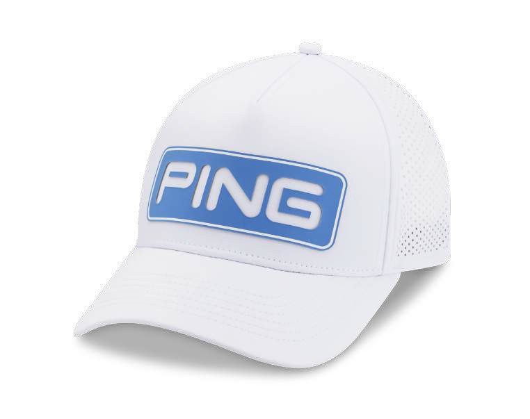 PING Tour Vented Delta Cap, weiss/fresh water