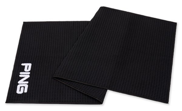 Ping Tour GolfHandtuch, schwarz