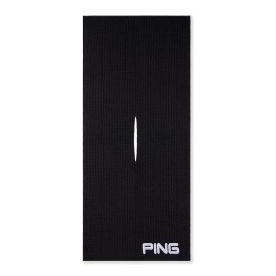 Ping Tour GolfHandtuch, schwarz