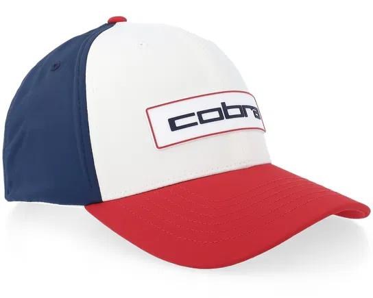 Cobra Tour Tech Herren Cap, dunkelblau/rot