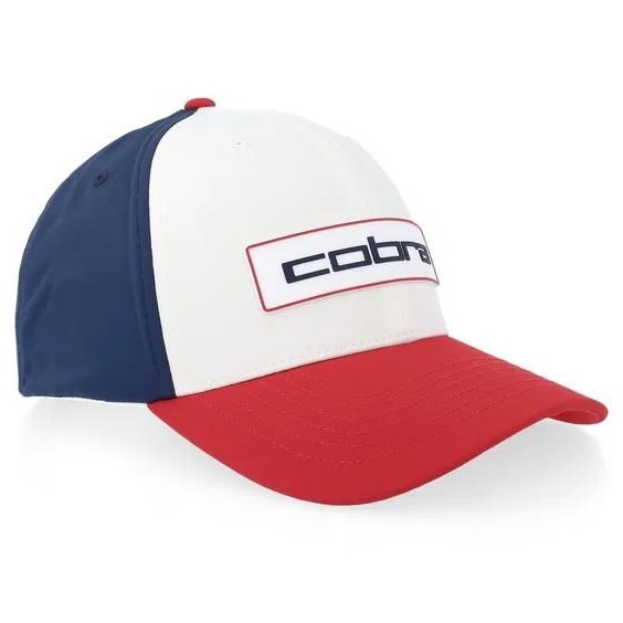 Cobra Tour Tech Herren Cap, dunkelblau/rot