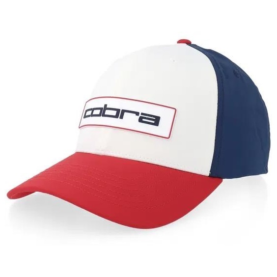 Cobra Tour Tech Herren Cap, dunkelblau/rot