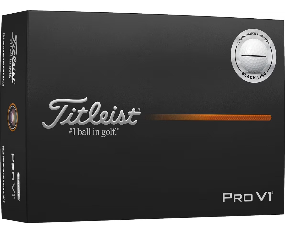 Titleist Pro V1 Performance Alignment Black Golfbälle