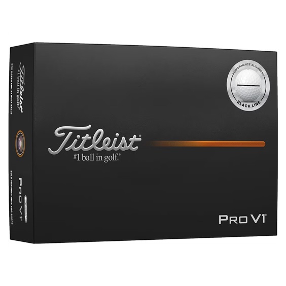 Titleist Pro V1 Performance Alignment Black Golfbälle