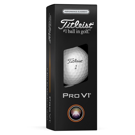Titleist Pro V1 Performance Alignment Black Golfbälle