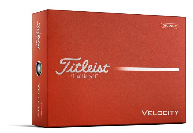 Titleist Velocity Golfbälle, orange