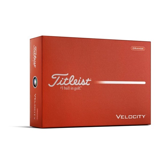 Titleist Velocity Golfbälle, orange