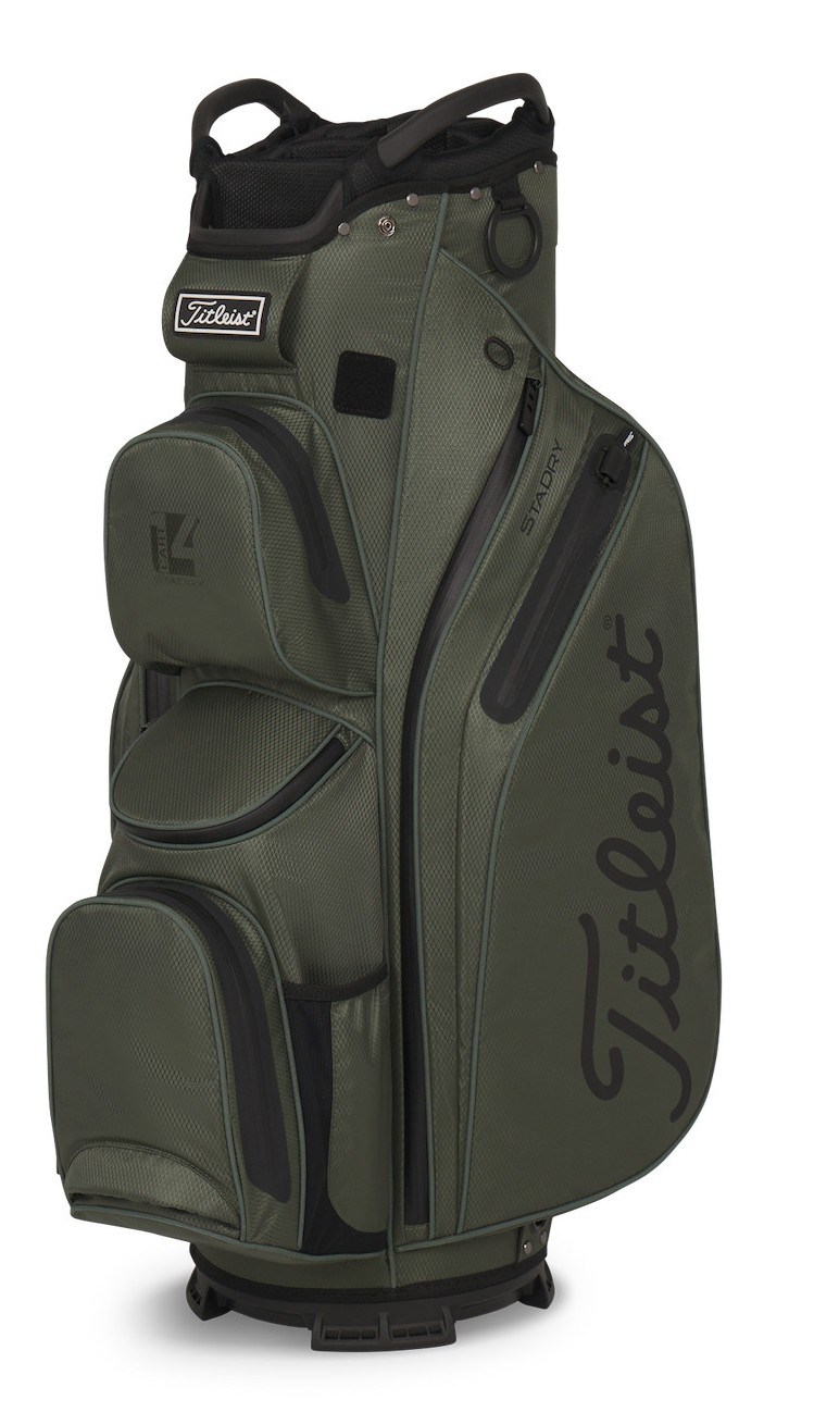 Titleist Cart 14 StaDry Cart Bag, Cypres/Black/Black