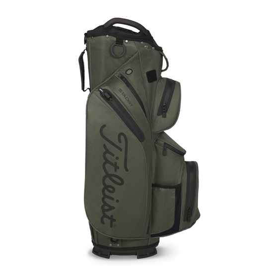 Titleist Cart 14 StaDry Cart Bag, Cypres/Black/Black