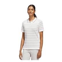 Adidas Ultimate365+ Stripe Knit Damen Poloshirt, weiss