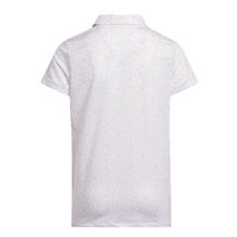 Adidas Print Junior Poloshirt, weiss