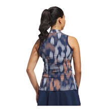 Adidas Ultimate365 Ottoman Printed Damen Poloshirt, dunkelblau