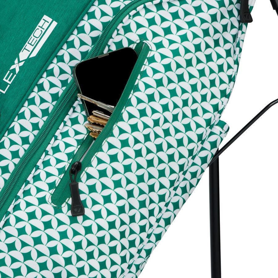 TaylorMade Flextech Carry Standbag, heritage icon green