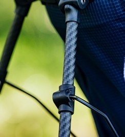 TaylorMade FlexTech Super Lite Standbag, grau/neongrün