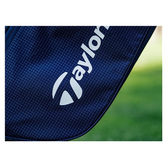 TaylorMade FlexTech Super Lite Standbag, dunkeblau/weiss/neonlimettengrün