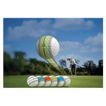 JuCad TaylorMade Tour Response Stripe Golfbälle 2026 (12 Stück), Neon Gelb