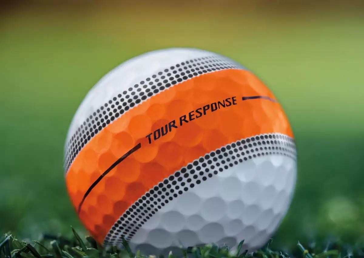 TaylorMade Tour Response Stripe Neon Multi Golfbälle