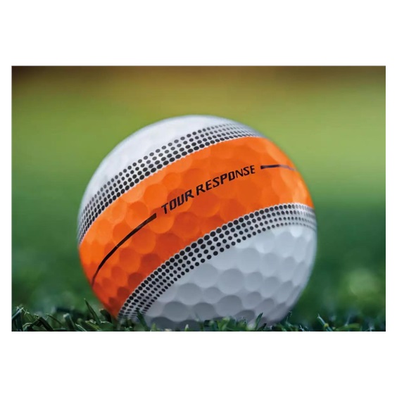 TaylorMade Tour Response Stripe Neon Multi Golfbälle