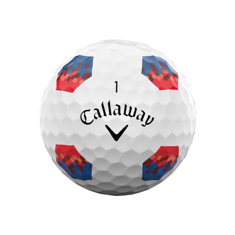 Callaway Chrome Tour TruTrack Blue/Red Golfbälle